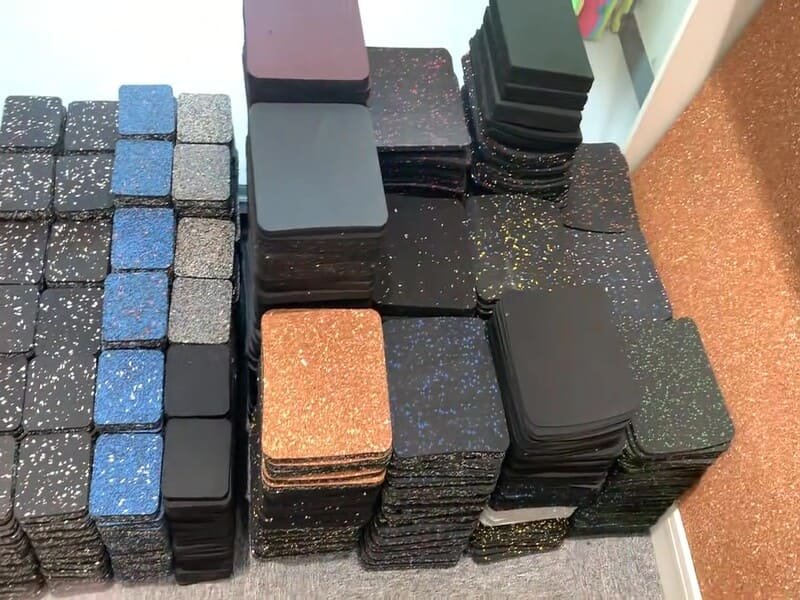 Rubber flooring quality inspection